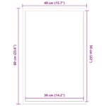 vidaXL Rohožka hnedá 40x60 cm – Obrázok 7