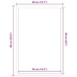 vidaXL Rohožka, hnedá 115x200 cm – Obrázok 7