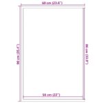 vidaXL Rohožka, sivá 60x90 cm – Obrázok 7