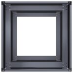 vidaXL kvetináč antracit 40x40x80 cm Oceľ valcovaná za studena – Obrázok 5