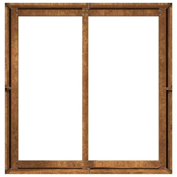 VidaXL kvetináč hrdzavý Oceľ odolná voči poveternostným vplyvom – Obrázok 6