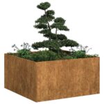 VidaXL kvetináč hrdzavý Oceľ odolná voči poveternostným vplyvom