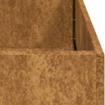 vidaXL Kvetináč, hrdzavý 80x80x80 cm, cortenová oceľ – Obrázok 9