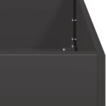 vidaXL Kvetináč čierny 120x80x80 cm oceľ – Obrázok 7