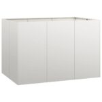 vidaXL Záhradný kvetináč 120x80x80 cm, nehrdzavejúca oceľ – Obrázok 2