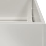vidaXL Záhradný kvetináč 120x80x80 cm, nehrdzavejúca oceľ – Obrázok 7