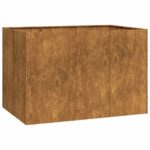 vidaXL Kvetináč, hrdzavý 120x80x80 cm, cortenová oceľ – Obrázok 2