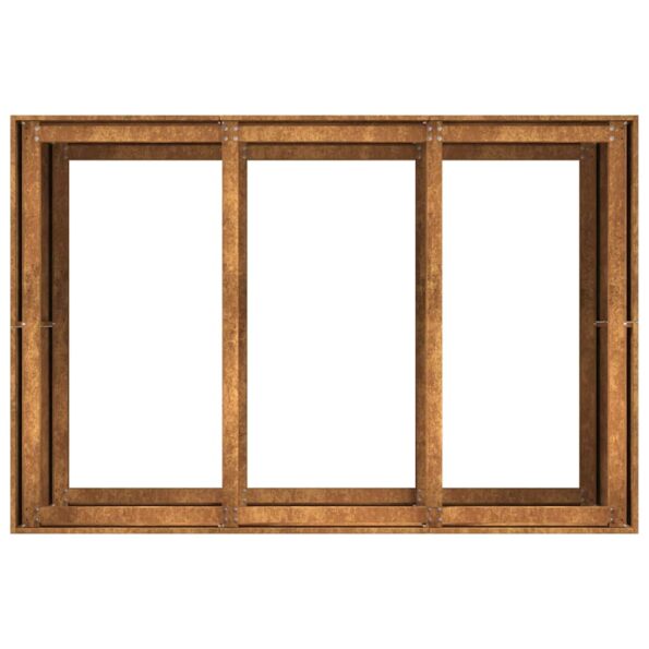 vidaXL Kvetináč, hrdzavý 120x80x80 cm, cortenová oceľ – Obrázok 6