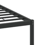 vidaXL Posteľný rám bez matraca dymový dub 120x190 cm borovicový masív – Obrázok 10