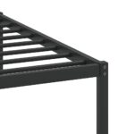 vidaXL Posteľný rám bez matraca dymový dub 160x200 cm kompozitné drevo – Obrázok 10