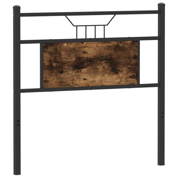 VXL8721158680013_a_en_hd_1.jpg vidaXL Čelo postele, tmavý dub 80 cm, kompozitné drevo a oceľ – Obrázok 2