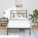 vidaXL Posteľný rám bez matraca dub sonoma 90x190 cm kompozitné drevo