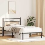 vidaXL Posteľný rám bez matraca dub sonoma 100x190 cm kompozitné drevo – Obrázok 4
