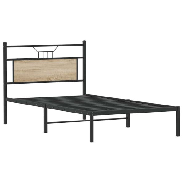 VXL8721158680174_g_en_hd_3.jpg vidaXL Posteľný rám bez matraca dub sonoma 100x190 cm kompozitné drevo – Obrázok 5