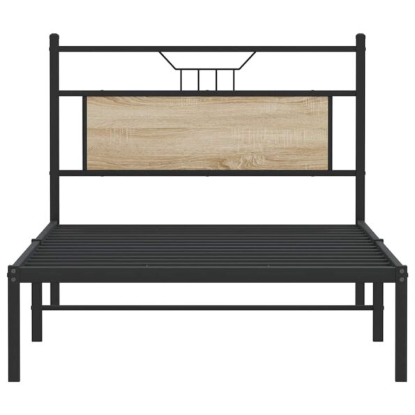 VXL8721158680174_g_en_hd_4.jpg vidaXL Posteľný rám bez matraca dub sonoma 100x190 cm kompozitné drevo – Obrázok 6