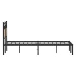 vidaXL Posteľný rám bez matraca dub sonoma 120x200 cm kompozitné drevo – Obrázok 7
