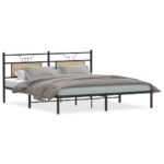 vidaXL Posteľný rám bez matraca dub sonoma 160x200 cm kompozitné drevo – Obrázok 2