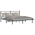 vidaXL Posteľný rám bez matraca dub sonoma 160x200 cm kompozitné drevo – Obrázok 3