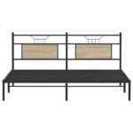 VidaXL Rám postele bez matraca Dub Sonoma 183x203 cm – Obrázok 6