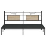 VidaXL Rám postele bez matraca Dub Sonoma 183x213 cm – Obrázok 6