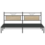 VidaXL Rám postele bez matraca Dub Sonoma 193x203 cm – Obrázok 6