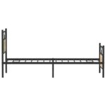 vidaXL Posteľný rám bez matraca dub sonoma 90x200 cm kompozitné drevo – Obrázok 7
