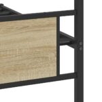 vidaXL Posteľný rám bez matraca dub sonoma 107x203 cm kompozitné drevo – Obrázok 10
