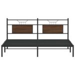 VidaXL Rám postele bez matraca Dub hnedý 183x203 cm – Obrázok 6