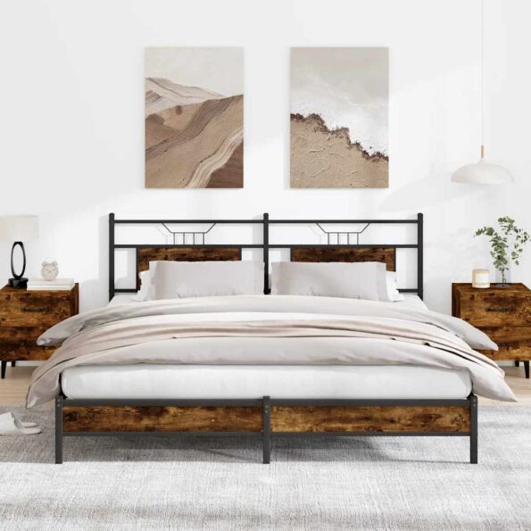 VXL8721158681263_m_en_hd_1.jpg vidaXL Posteľný rám bez matraca dymový dub 183x213 cm kompozitné drevo – Obrázok 1