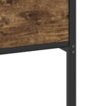 vidaXL Posteľný rám bez matraca dymový dub 75x190 cm kompozitné drevo – Obrázok 10