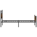 VidaXL Rám postele bez matraca tmavý dub 107x203 cm kompozitné drevo – Obrázok 7