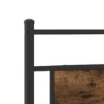 VidaXL Rám postele bez matraca tmavý dub 107x203 cm kompozitné drevo – Obrázok 9