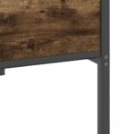 VidaXL Rám postele bez matraca tmavý dub 107x203 cm kompozitné drevo – Obrázok 10