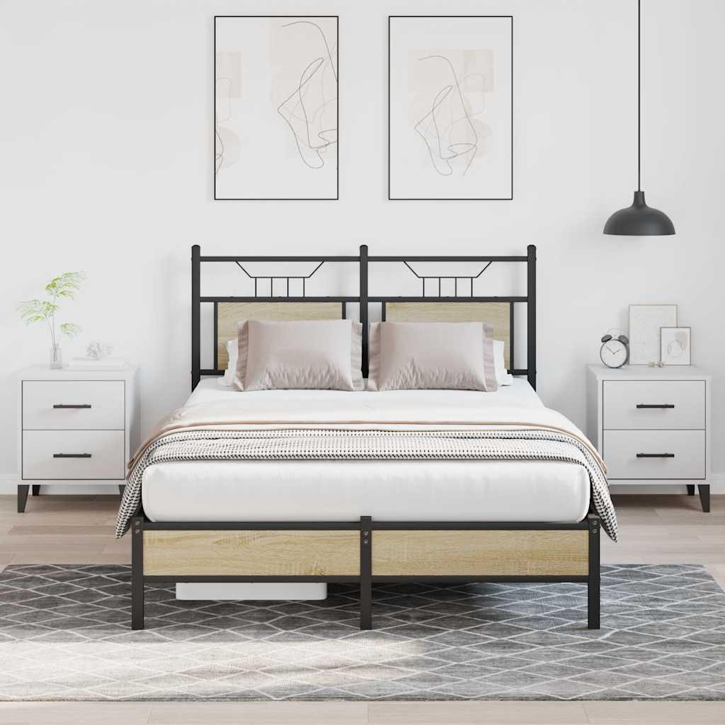 VXL8721158681720_m_en_hd_1.jpg vidaXL Posteľný rám bez matraca dub sonoma 120x190 cm kompozitné drevo – Obrázok 1