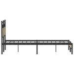 vidaXL Posteľný rám bez matraca dub sonoma 120x200 cm kompozitné drevo – Obrázok 7