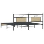 VidaXL Rám postele bez matraca Dub Sonoma 183x213 cm – Obrázok 8