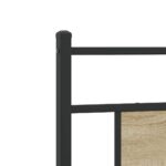 vidaXL Posteľný rám bez matraca dub sonoma 90x200 cm kompozitné drevo – Obrázok 9