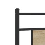 vidaXL Posteľný rám bez matraca dub sonoma 100x200 cm kompozitné drevo – Obrázok 9