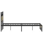vidaXL Posteľný rám bez matraca dub sonoma 120x190 cm kompozitné drevo – Obrázok 7