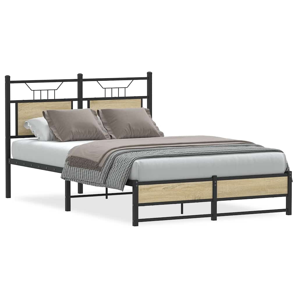 VXL8721158681904_m_en_hd_1.jpg vidaXL Posteľný rám bez matraca dub sonoma 120x190 cm kompozitné drevo – Obrázok 1