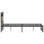 vidaXL Posteľný rám bez matraca dub sonoma 120x200 cm kompozitné drevo – Obrázok 7