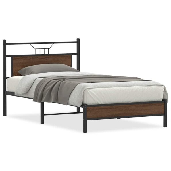 VXL8721158682246_a_en_hd_1.jpg vidaXL Posteľný rám bez matraca hnedý dub 100x200 cm kompozitné drevo – Obrázok 2