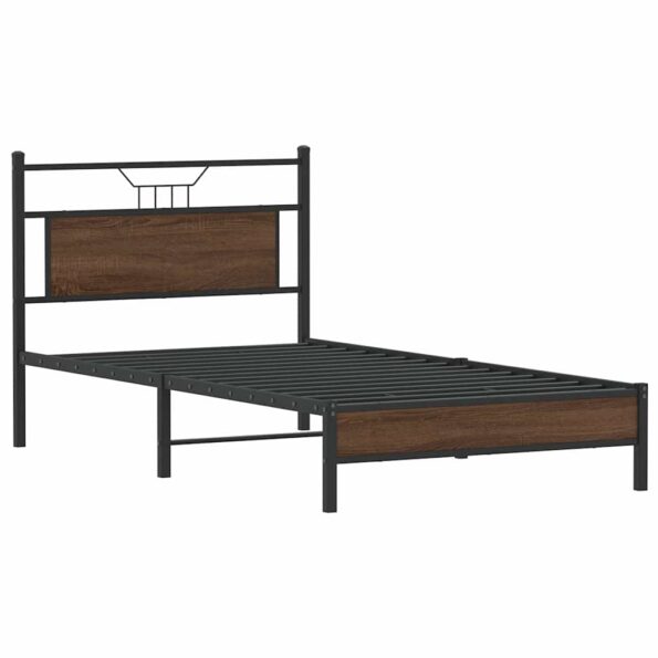 VXL8721158682246_g_en_hd_1.jpg vidaXL Posteľný rám bez matraca hnedý dub 100x200 cm kompozitné drevo – Obrázok 3