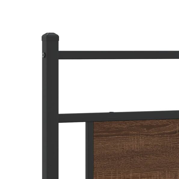 VXL8721158682246_g_en_hd_7.jpg vidaXL Posteľný rám bez matraca hnedý dub 100x200 cm kompozitné drevo – Obrázok 9