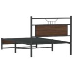 VidaXL Rám postele bez matraca Dub hnedý 107x203 cm – Obrázok 8