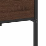 vidaXL Posteľný rám bez matraca hnedý dub 100x190 cm kompozitné drevo – Obrázok 10