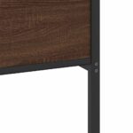 vidaXL Posteľný rám bez matraca hnedý dub 120x200 cm kompozitné drevo – Obrázok 10