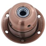 VidaXL držiaky lámp 2 ks červený bronz E27 – Obrázok 5