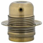 VidaXL držiaky lámp 2 ks bronzové E27 – Obrázok 3