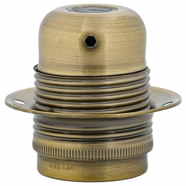 VidaXL držiaky lámp 2 ks bronzové E27 – Obrázok 3